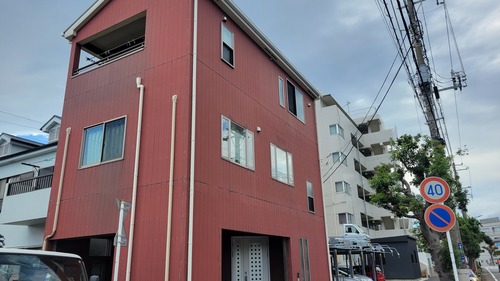 平塚市　外壁塗装完成　231204