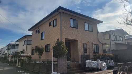 【町田市】外壁塗装・附帯塗装・コーキング工事スタート！240209