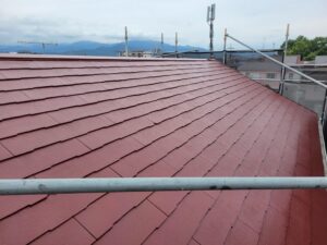 平塚市F様邸の屋根塗装完了後